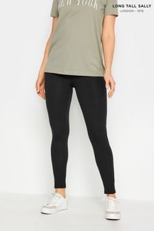 Long Tall Sally Black Cotton Stretch Leggings (513241) | $41