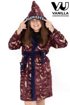 Vanilla Underground Red Harry Potter Unisex Kids Fleece Dressing Gown Robe (513592) | ₪ 126