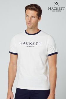 Hackett London Men White T-Shirt (513819) | 100 €