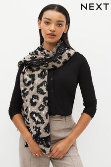 Foil Plissé Lightweight Scarf