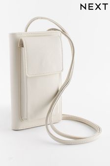 Bone White Phone Holder Cross-Body Bag (514336) | $29