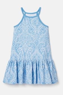 Joules Skipwell Blue Cotton Sleeveless Dress (514478) | €33 - €37