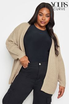 Yours Curve Natural Waffle Knit Cardigan (514680) | €19