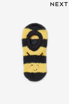 Yellow/Black Bee Footsie Slippers 1 Pack (515288) | AED48