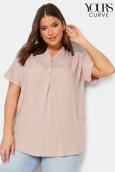 Yours Curve Bluse mit kurzer Knopfleiste (515408) | 18 €