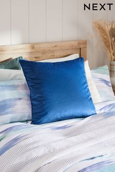 Bright Blue 59 x 59cm Matte Velvet Cushion (515898) | AED71