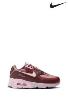 Розовый/лио-коричневый - Кроссовки Nike Air Max 90 Junior (516840) | €86