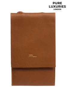 Pure Luxuries London Rina Nappa Leather Cross-Body Phone Bag