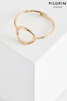 PILGRIM Gold Plated Lulu Circle Ring (517139) | €18.50