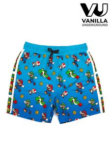 Vanilla Underground Super Mario Bros Licencing Swim Shorts - Boys