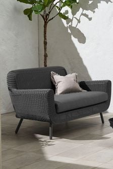 MADE.COM Dark Grey Jonah Garden 2 Seater Sofa Polyrattan (519195) | €946
