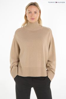 Tommy Hilfiger Cream Wool Blend Sweater (519283) | DKK807