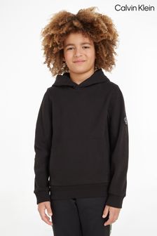 Czarny  dziecięca bluza z kapturem Calvin Klein (519525) | 220 zł