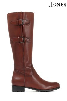 Jones Bootmaker Brown Knee High Ladies Leather Boots (519722) | ₪ 745