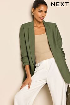 Relaxed Fit Edge to Edge Blazer