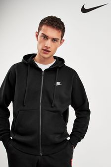 Nike Black Club Zip Through Hoodie (520813) | 81 €