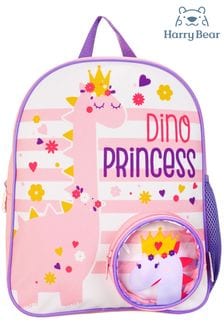 Harry Bear Pink Girls Dinosaur Backpack (521249) | $27