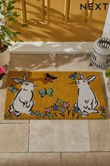 Yellow Bunny Doormat (521360) | kr156