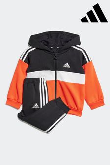 Red adidas tracksuit youth hotsell