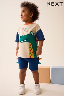 Multicolor - Conjunto de camiseta y pantalones cortos (3 meses a 7 años) (522271) | 19 € - 25 €