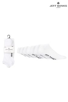 Jeff Banks White Classic Trainer Liners Socks (522610) | €19