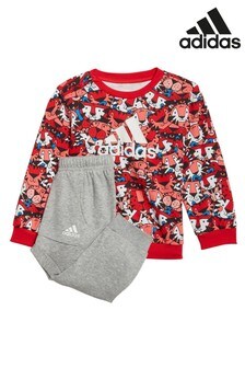 adidas Kleinkinder Favoriten Trainingsanzug, Rot (522619) | 44 €