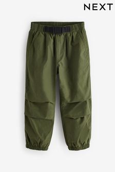 Kaki zelena - Široke hlače z žepi (3–16 let) (522658) | €24 - €31