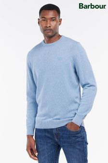 Blau - Barbour® Herren Rundhals-Pullover aus Pima-Baumwolle (523404) | 107 €