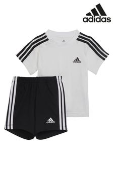 Schwarz - Adidas Essentials T-Shirt und Shorts im Set (523417) | 31 €