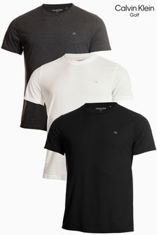 Bunt - Calvin Klein Golf T-Shirts im 3er-Pack, Weiß (524077) | 40 €