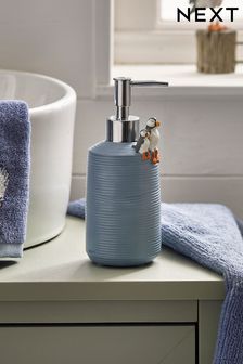 Blue Puffin Soap Dispenser