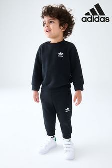 adidas Black Kids Crew Set (524574) | $48