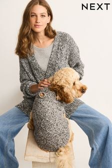 Charcoal Grey Cable Stitch Dog Jumper (524677) | $31 - $48