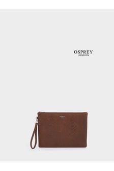 بني - كيس​​​​​​​ جلد The Nevada من Osprey London (524695) | 606 ر.س