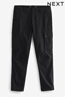 Black Slim Stretch Cargo Utility Trousers (526661) | 49 €