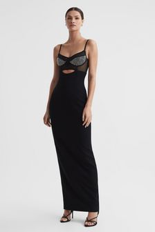 Rachel Gilbert Embellished Corset Maxi Dress (526714) | 7,737 د.إ