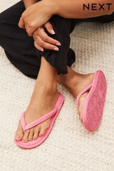 Bright Pink Flip Flop Slippers (527563) | KRW19,400