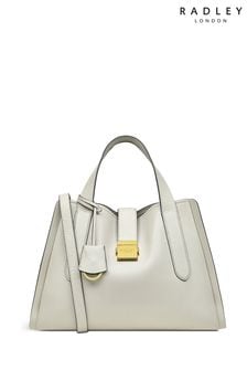 Radley London Medium Grey Sloane Street Ziptop Grab Bag (527584) | $444