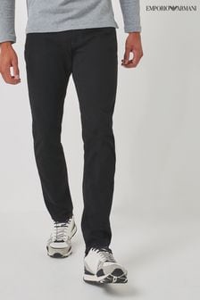 Черный деним - Узкие мужские джинсы Emporio Armani J06 (527613) | €178