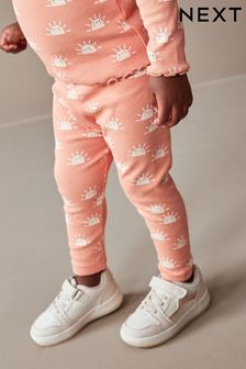 Pink Sun Rib Jersey Leggings (3mths-7yrs) (528022) | AED16 - AED23