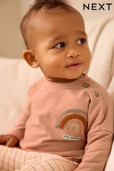 Rust Brown Baby Top And Leggings Set (0mths-3yrs) (528310) | NT$620 - NT$710