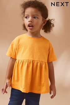 Orange Short Sleeve Empire T-Shirt (3mths-7yrs) (528372) | €5 - €7