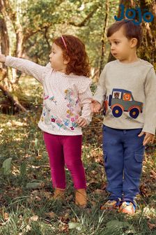 Jojo Maman Bébé Bunny & Mouse Appliqué Top (528374) | €19