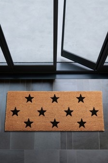Charcoal Extra Wide Star Doormat (528560) | kr246