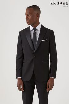 Skopes Sinatra Black Slim Fit Suit Jacket (528961) | LEI 657