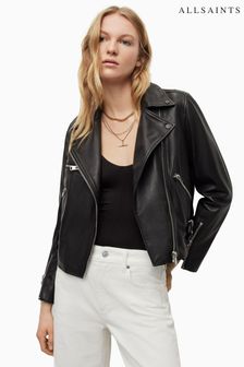 All Saints Benyon Biker Black Jacket (529041) | €474