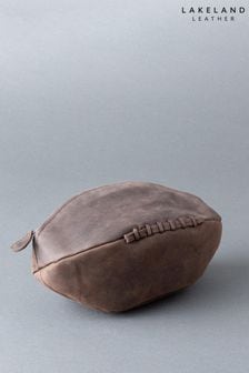 Lakeland Leather Hunter Rugby Ball Brown Wash Bag (529382) | LEI 239