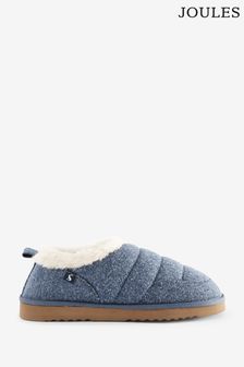 Joules Women's Lazydays Navy Faux Fur Lined Slippers (529823) | AED194