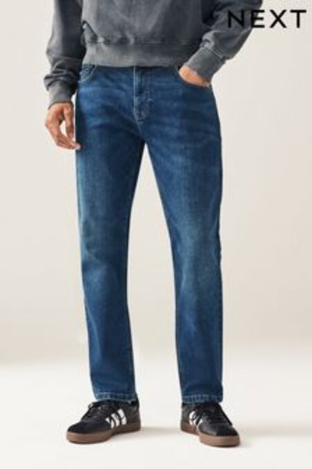 Stredne modrá - Slim - Strečové džínsy Essential (530205) | €26