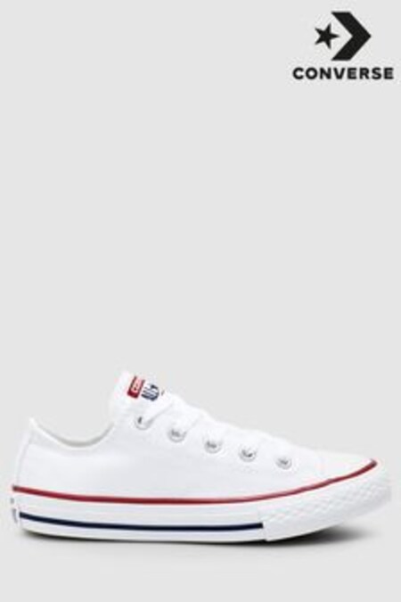 Converse White Chuck Taylor All Star Ox Junior Trainers (530575) | KRW60,800